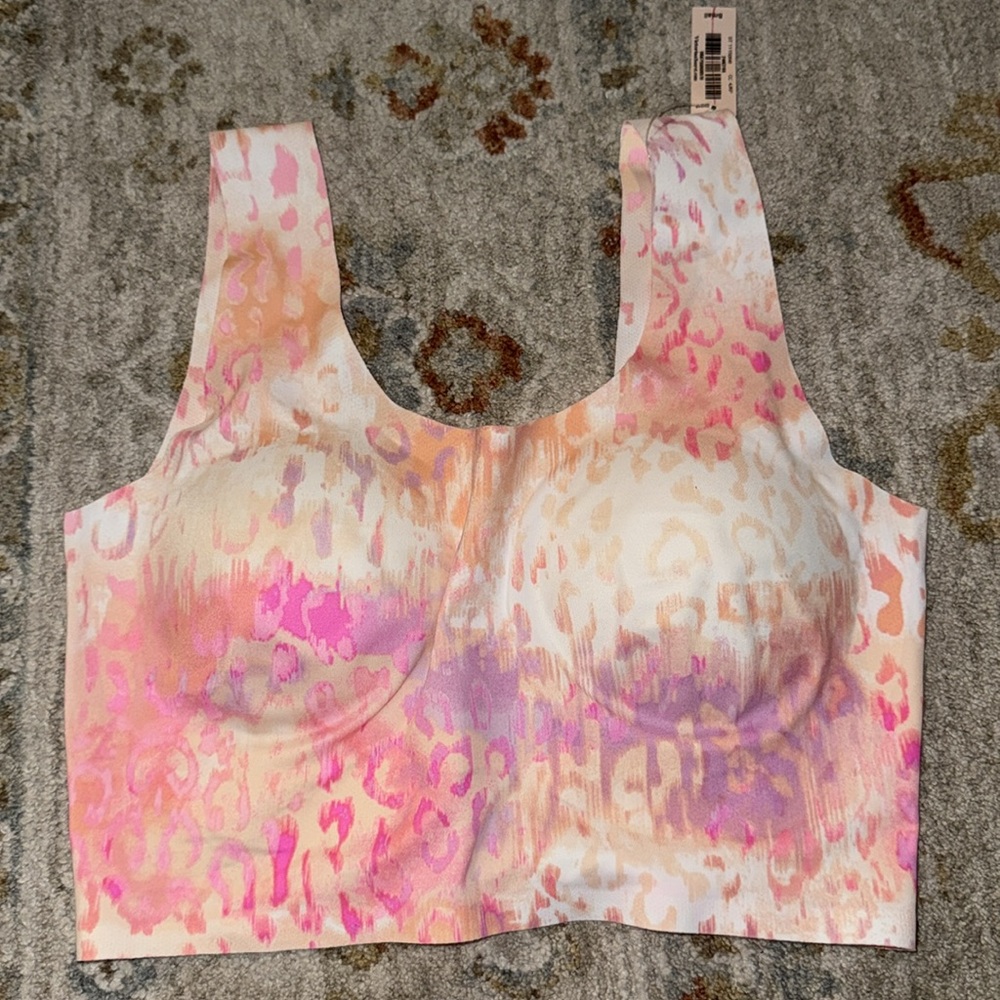 Colorful Leopard Print Women's Bralette VICTORIAS SECRET NWT
